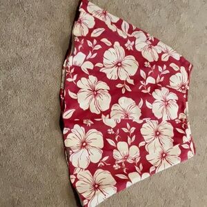 Ann Taylor Floral fuchsia and cream skirt, fully lined